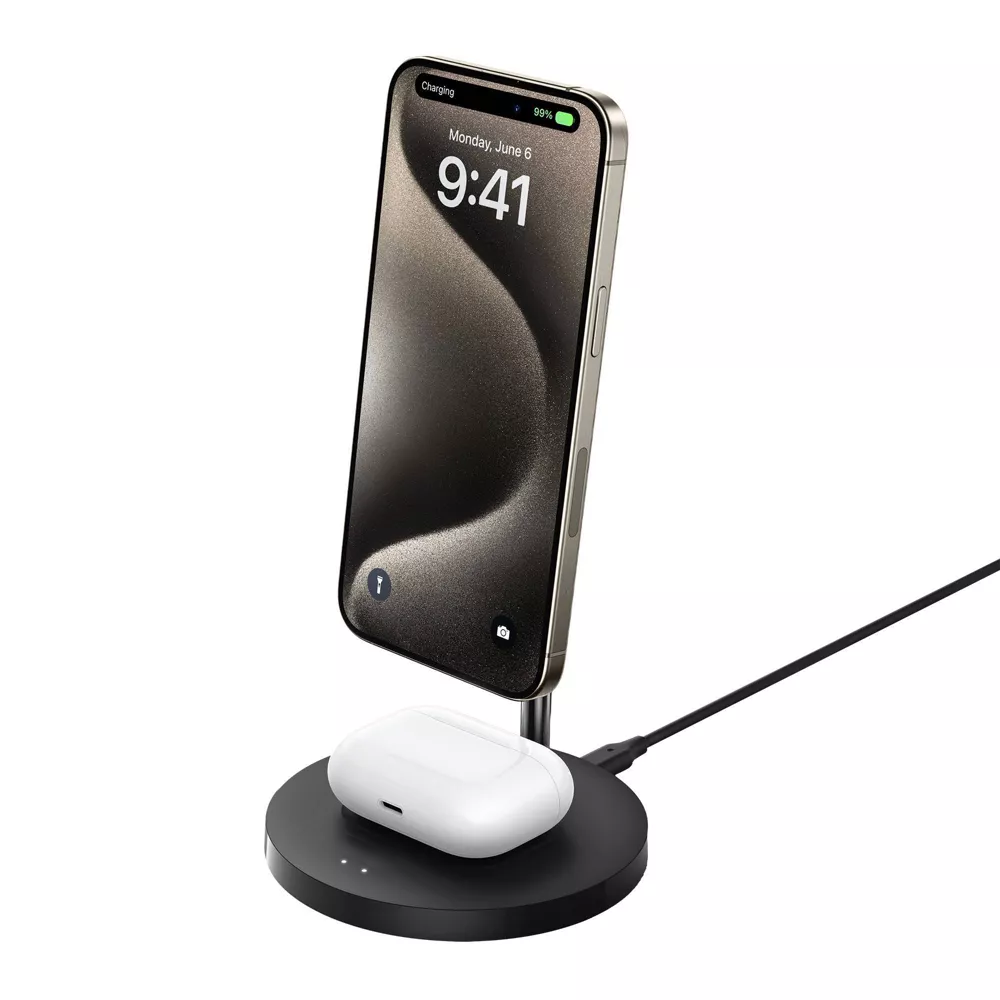 15W Dual-Position Wireless Charging Stand
