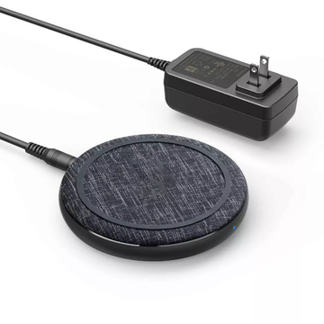 15W Qi Fabric Wireless Charging Pad