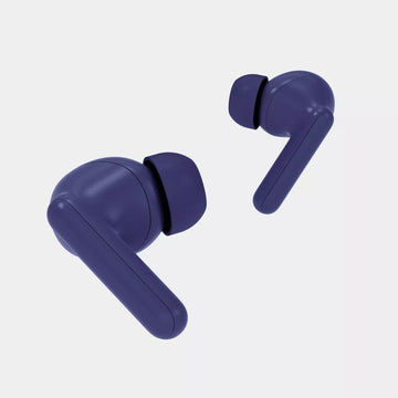 Compact True Wireless Bluetooth Earbuds with 18h Total Playback