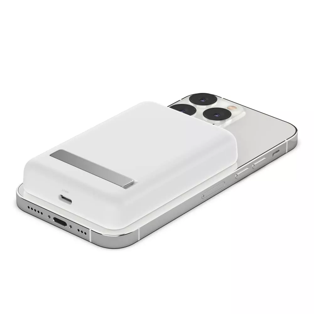 5000mAh Magnetic Wireless Power Bank with Foldable Stand