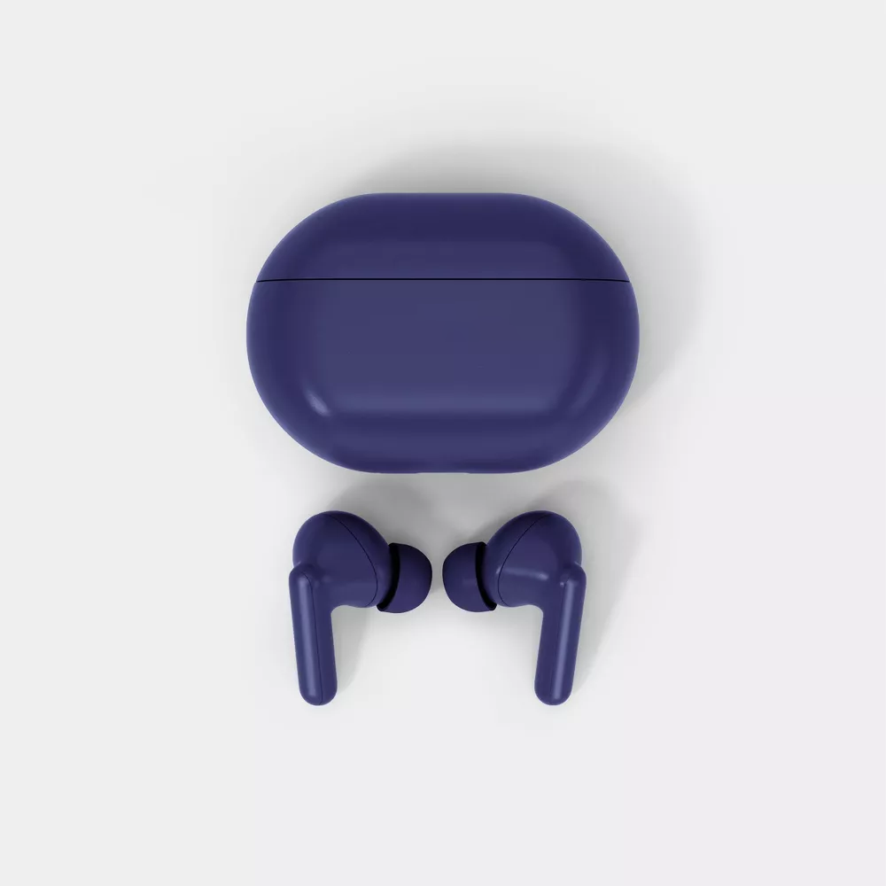 Compact True Wireless Bluetooth Earbuds with 18h Total Playback